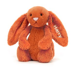 Personalised Bashful Tangerine Bunny Medium